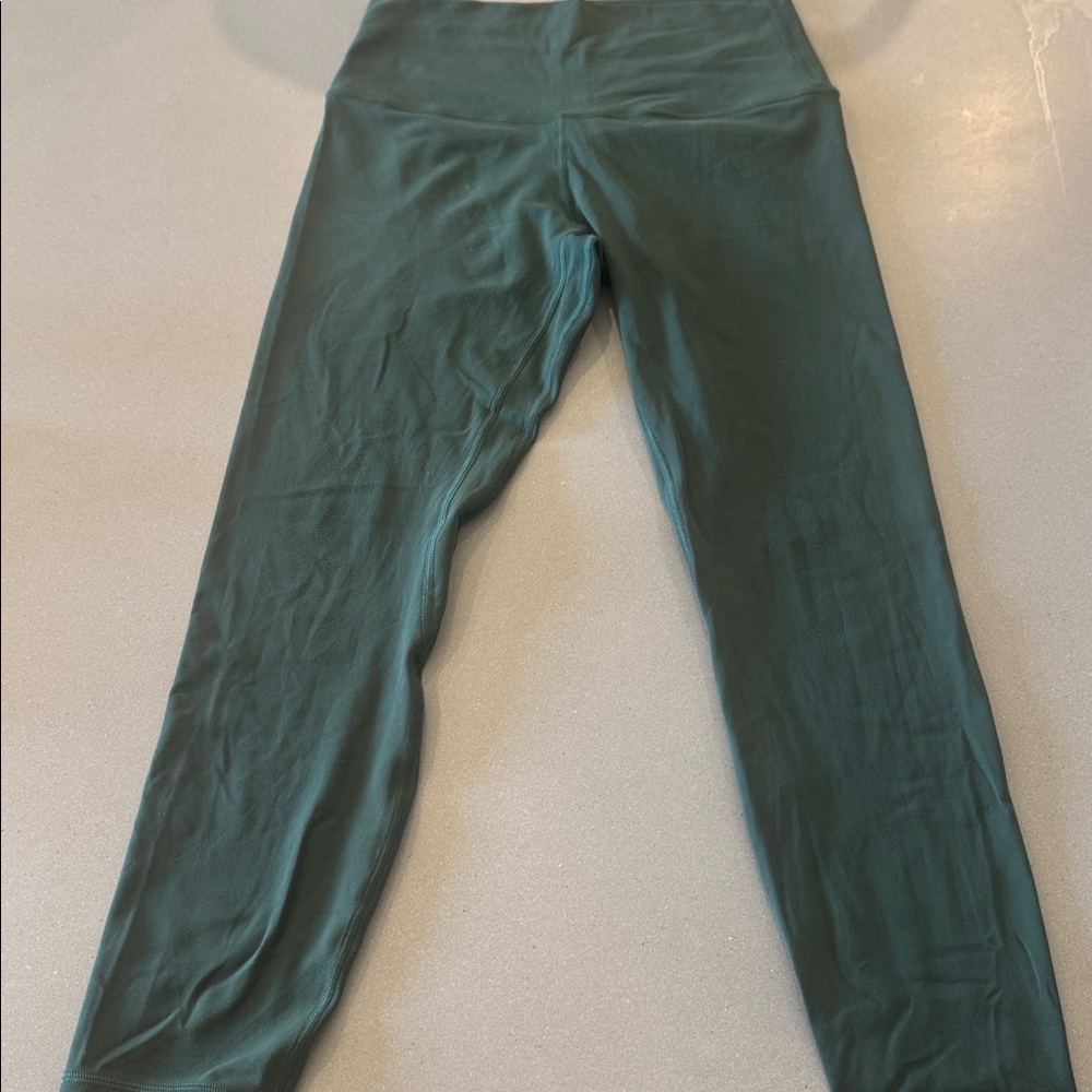 Lululemon Athletica Rainforest Green align leggings